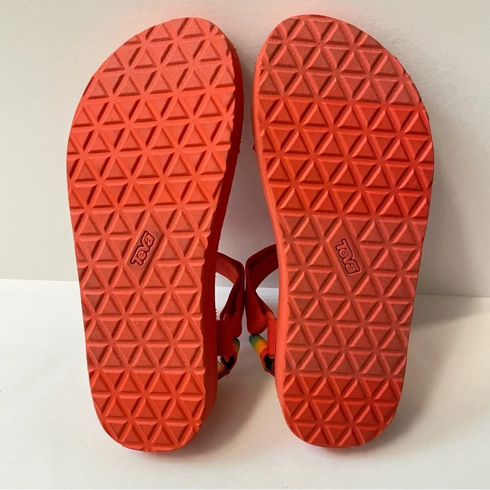 Teva x Polaroid Orange Midform Universal Molded Comfort Strappy Sandals